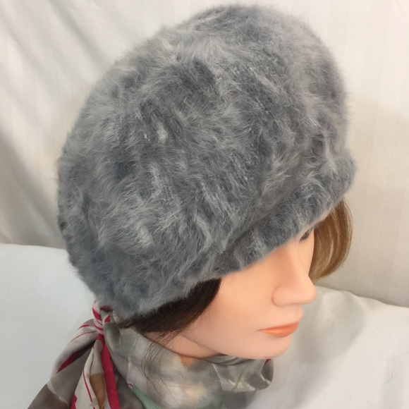 Vintage Kangol Fluffy Angora Hat Made in England - Picture 1 of 10